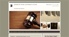 Desktop Screenshot of foxxlaw.net